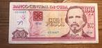 Cuba 100 pesos 2016 circulatie nominaal 4€ 053667, Postzegels en Munten, Bankbiljetten | Amerika, Los biljet, Ophalen of Verzenden