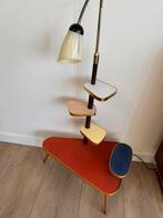 Vintage etagere met verlichting, Huis en Inrichting, Ophalen, Zo goed als nieuw