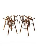 8x vintage Marbella barkruk, Conoform ‘60, Huis en Inrichting, Barkrukken, 5 krukken of meer, Met voetsteun, 60 tot 90 cm, Ophalen of Verzenden