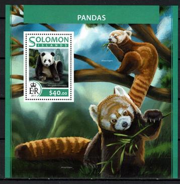solomon 2017 pf blok panda beren wildlife zoogdieren 1 beschikbaar voor biedingen