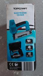 Topcraft Elektrische Tacker - Nieuw in doos!, Doe-het-zelf en Verbouw, Gereedschap | Handgereedschap, Ophalen of Verzenden, Nieuw