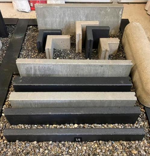 opsluitbanden betonbanden in 8 maten, Tuin en Terras, Bielzen en Borders, Nieuw, Overige typen, Beton, 100 tot 200 cm, Ophalen