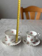 2x Royal Albert kopjes met schotel, Ophalen of Verzenden
