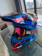 Carbon crosshelm just1 j12, Overige merken, Offroadhelm, XL, Ophalen of Verzenden