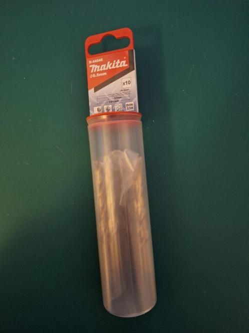 10 x Makita Metaalboor HSS 6.5 X 101mm, Doe-het-zelf en Verbouw, Gereedschap | Handgereedschap, Nieuw, Ophalen of Verzenden