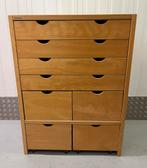 Vintage papierkast knutselkast Schilte schoolkast, Ophalen, 50 tot 100 cm, Zo goed als nieuw, Minder dan 100 cm