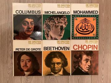 Zes 'De Groten van Alle Tijden' boeken beschikbaar voor biedingen