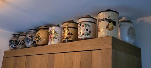 Rumtopf Collectie - 9 Stuks, Perfecte Staat, Antiek en Kunst, Antiek | Keramiek en Aardewerk, Ophalen