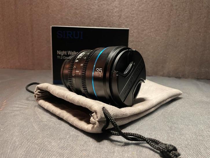 Sirui Nightwalker 35mm T1.2 Cine Lens (Sony E-Mount), Audio, Tv en Foto, Fotografie | Lenzen en Objectieven, Zo goed als nieuw