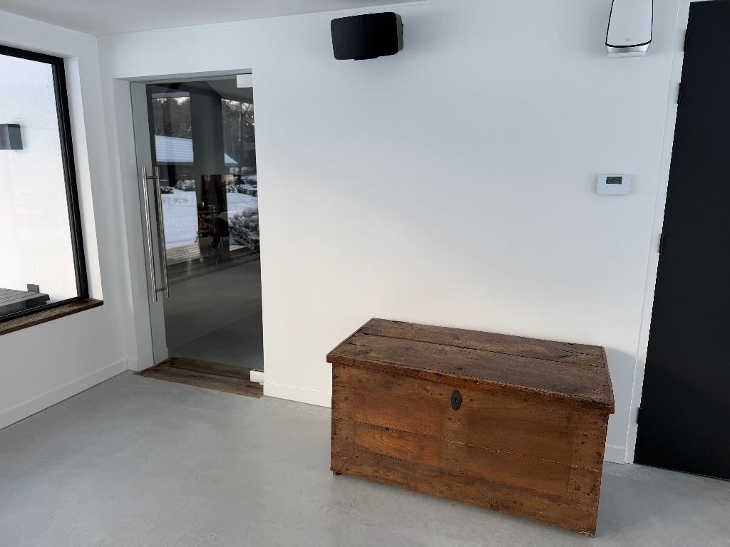 Originele 19e eeuwse Eiken Dekenkist Boekenkist (1850-1900), Huis en Inrichting, Woonaccessoires | Kisten, Ophalen, Gebruikt, 50 tot 100 cm