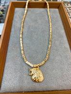 14k Gouden Koningsketting & Leeuw Hanger, Sieraden, Tassen en Uiterlijk, Kettingen, Ophalen, Nieuw, Goud, Goud