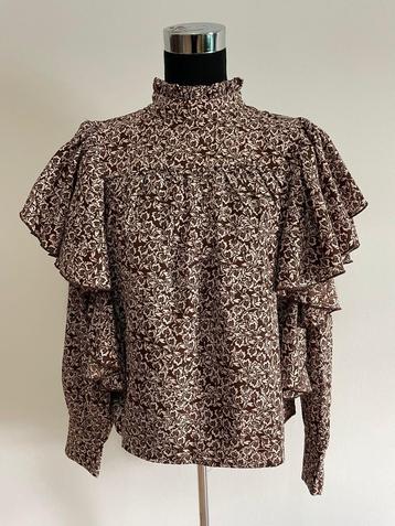 Top33 - Bruin-beige Loavies top maat S (1) beschikbaar voor biedingen