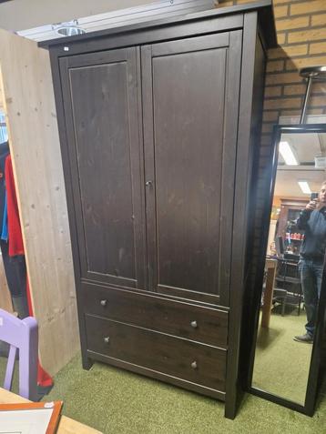 IKEA HEMNES kledingkast | Zwartbruin | 110 x 61,5 x 197 cm  beschikbaar voor biedingen
