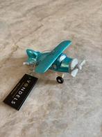 Nieuw VONDELS kerstornament vliegtuig glider blue 5 cm, Diversen, Kerst, Ophalen of Verzenden, Nieuw