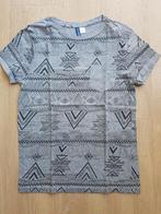 Grijs shirt met print, Divided (H&M), maat S, Zo goed als nieuw, Grijs, Maat 46 (S) of kleiner, Divided (H&M)