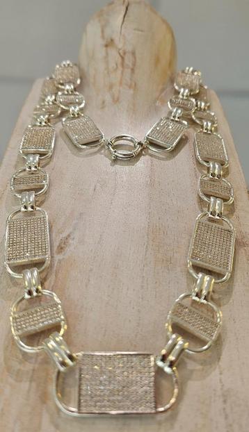 Prachtige Magnum zilver 925 ketting  beschikbaar voor biedingen