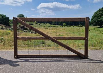 Demo poort traditioneel + gaas, Tuinpoort, Toegangspoort beschikbaar voor biedingen