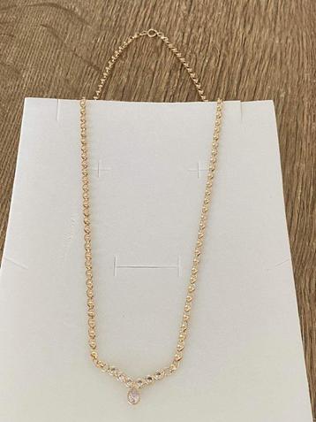 Mooie 14 karaat (585)gouden ketting  beschikbaar voor biedingen