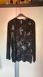 Erfo dames shirt diepzwart nieuw 48, Ophalen of Verzenden, Zo goed als nieuw, Maat 46/48 (XL) of groter, Zwart