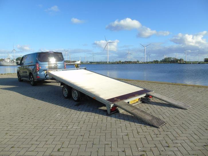 Humbaur MTK254222 kantelbare autotransporter 420x218cm Buist, Auto diversen, Aanhangers en Bagagewagens, Gebruikt, Ophalen