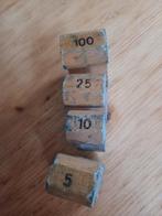 Muntstempels school munt stempels gulden kwartje dubbeltje ., Antiek en Kunst, Ophalen of Verzenden