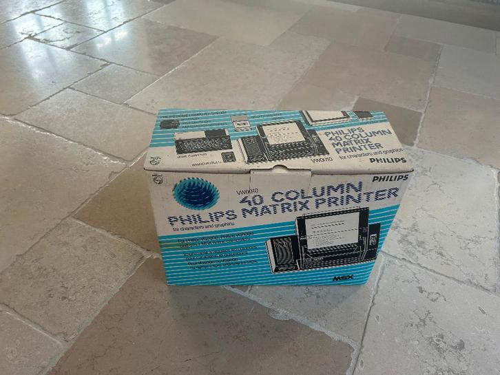 MSX Philips VW0010 Printer compleet in doos, Computers en Software, Vintage Computers, Ophalen of Verzenden