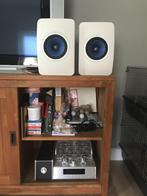 KEF LS 50 luidsprekers als nieuw, Audio, Tv en Foto, Luidsprekers, Overige merken, Ophalen of Verzenden, Zo goed als nieuw, 60 tot 120 watt