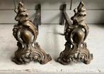 Vuurbokken/ haardsteunen in barok stijl *floor epe*, Ophalen of Verzenden