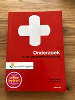 Onderzoek in de gezondheidszorg - studieboek, Ophalen of Verzenden, Zo goed als nieuw, HBO