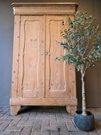Stevige oude biedermeier meidenkast linnenkast bezorgen moge, Ophalen of Verzenden