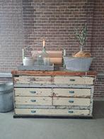 Oude toonbank, toonbank, oude ladekast, Ophalen, 50 tot 100 cm, 3 of 4 laden, Minder dan 100 cm