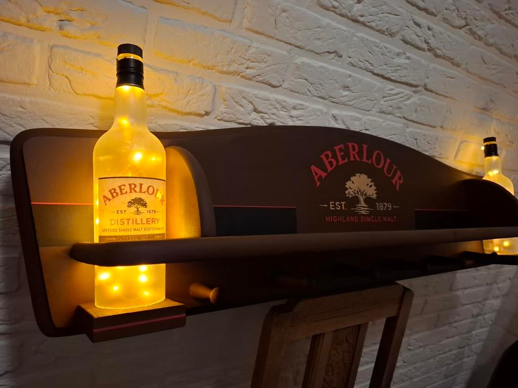 Bar mancave wand whisky kapstok aberlour, Huis en Inrichting, Barren, Ophalen of Verzenden