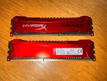 Kingston HyperX Savage HX324C11SRK2/8 (2x 4GB DDR3) beschikbaar voor biedingen