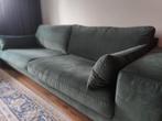 Groene Stoffen Bank - 3 - zitsbank Torino, Huis en Inrichting, Banken | Bankstellen, Ophalen, Hout, 250 tot 300 cm, Driepersoons