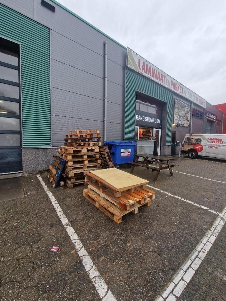 Pallets, Doe-het-zelf en Verbouw, Hout en Planken, Gebruikt, Pallet, Overige houtsoorten, Minder dan 200 cm, 50 mm of meer, Ophalen
