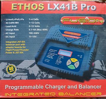 NOG 1DG OP MP :::FUSION Ethos LX41B Pro LiPo lader beschikbaar voor biedingen