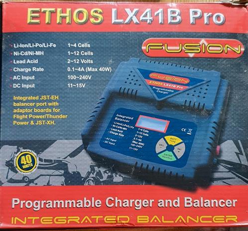 NOG 1DG OP MP :::FUSION Ethos LX41B Pro LiPo lader, Hobby en Vrije tijd, Overige Hobby en Vrije tijd, Zo goed als nieuw, Ophalen of Verzenden