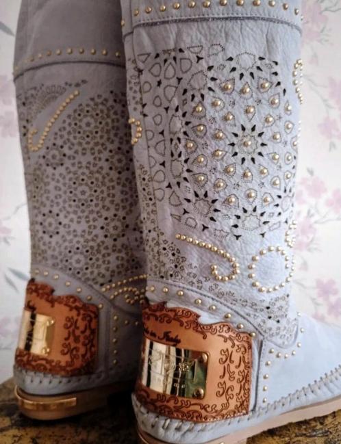 💖Nieuwe Karma of Charme laarzen 36, Kleding | Dames, Schoenen, Nieuw, Hoge laarzen, Blauw, Ophalen of Verzenden