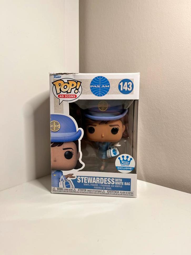 Funko Pop! Pan Am Stewardess, Verzamelen, Poppetjes en Figuurtjes, Nieuw, Ophalen of Verzenden