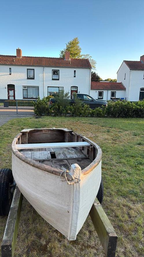 Kleine sloep , leuke bootje hout polyester, Watersport en Boten, Bootonderdelen, Gebruikt, Ophalen