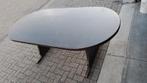 Café tafel met gezellige gebruikssporen., Huis en Inrichting, Tafels | Eettafels, Ophalen, Gebruikt, 50 tot 100 cm, Vijf personen of meer