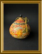 Oude Aziatische handgeschilderde kalebas/ kokosnoot, Antiek en Kunst, Kunst | Niet-Westerse kunst, Ophalen of Verzenden
