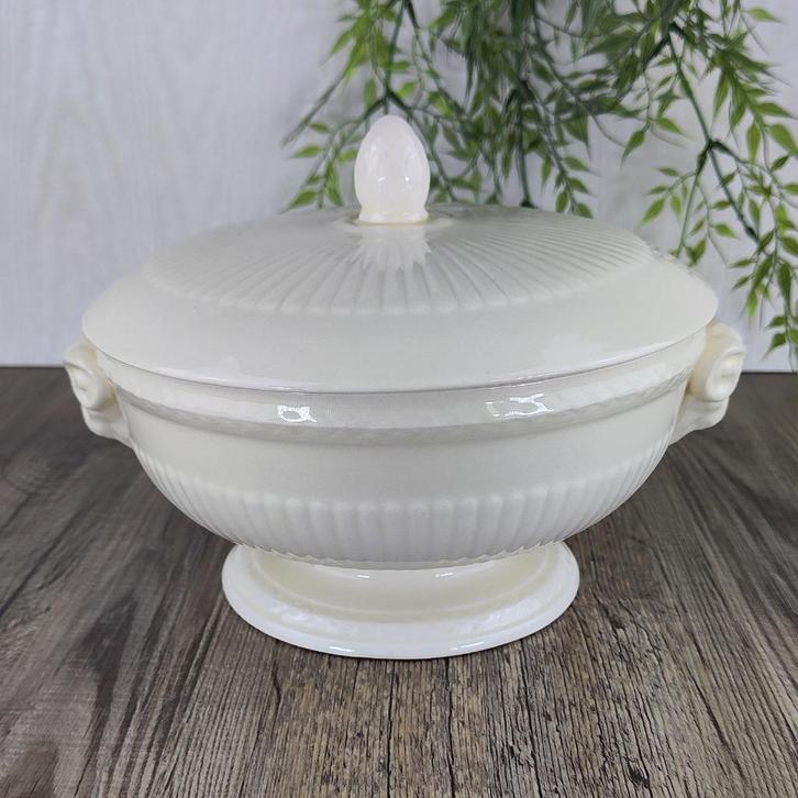 Wedgwood Edme Terrine / Dekschaal met Deksel 20 cm, Antiek en Kunst, Antiek | Servies los, Ophalen of Verzenden