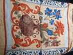 Zijde sjaal jacquard vintage, Ophalen of Verzenden, Zo goed als nieuw, Maat 46/48 (XL) of groter, Sjaal