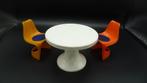 Vintage tafel en stoeltjes Helly uit de jaren 70., Antiek en Kunst, Antiek | Speelgoed, Ophalen of Verzenden