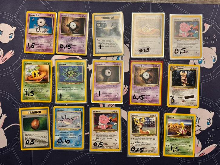 Pokémon kaarten WOTC (prijs per kaartje), Hobby en Vrije tijd, Verzamelkaartspellen | Pokémon, Zo goed als nieuw, Ophalen of Verzenden