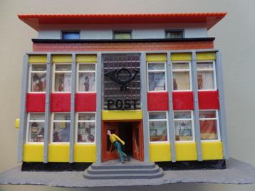  Huisje / gebouw voor model spoorbaan. Postkantoor (4) beschikbaar voor biedingen