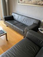 T.E.A.B,  Leder bankstel bestaat uit 2 banken, Huis en Inrichting, Banken | Bankstellen, Ophalen, 250 tot 300 cm, Gebruikt, Minder dan 75 cm