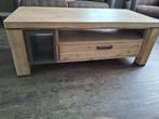 houten salontafel, Huis en Inrichting, Tafels | Salontafels, Ophalen, Gebruikt, 100 tot 150 cm, 50 tot 100 cm