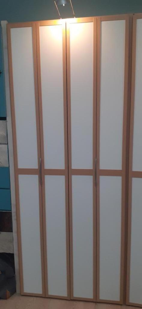 Kledingkast met vouwdeuren, Huis en Inrichting, Kasten | Kledingkasten, Gebruikt, 200 cm of meer, 50 tot 100 cm, 50 tot 75 cm